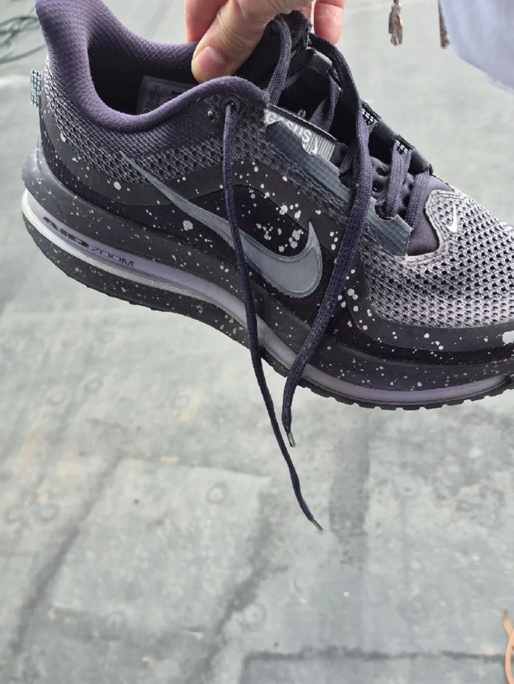 Nike Air Zoom Pegasus Running Shoes – Purple/Silver | Women's Size 9